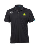 Alexandra Unisex Solid Polo - Black